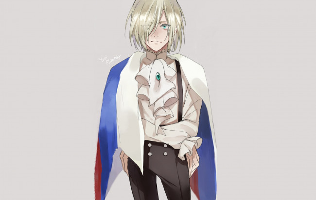 Обои картинки фото аниме, yuri on ice, юрио