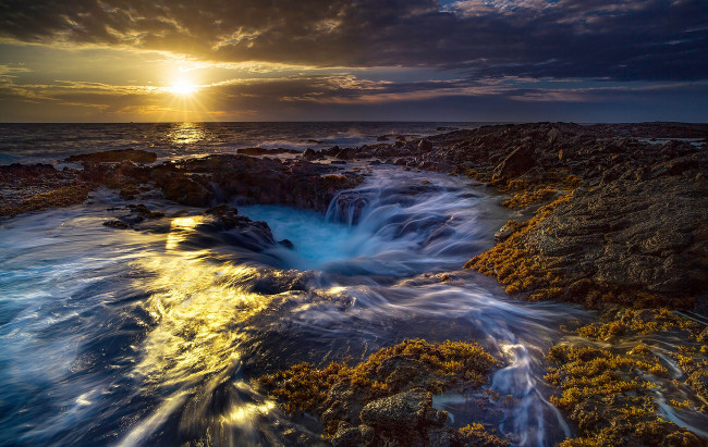 Обои картинки фото природа, восходы, закаты, простор