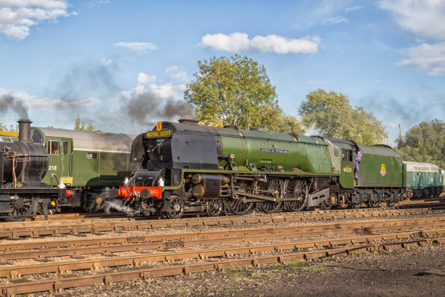 Обои картинки фото техника, паровозы, состав, локомотив