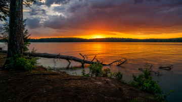 Картинка природа восходы закаты простор