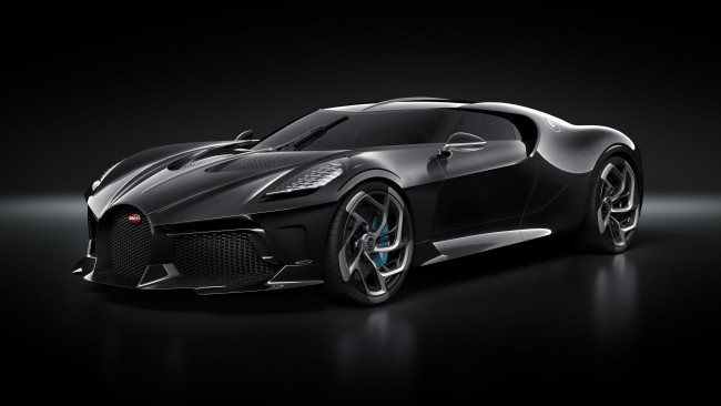 Обои картинки фото 2019 la voiture noire bugatti, автомобили, 3д, бугатти, гиперкар, автосалон, женева, 2019, la, voiture, noire, bugatti