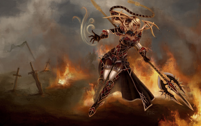 Обои картинки фото видео игры, league of legends, девушка