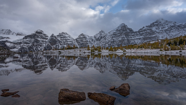 Обои картинки фото природа, реки, озера, национальный, парк, банф, канада