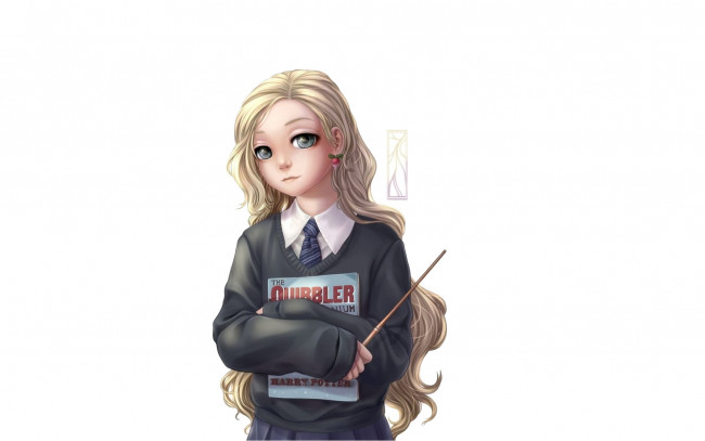 Обои картинки фото рисованное, кино,  мультфильмы, луна, лавгуд, журнал, палочка