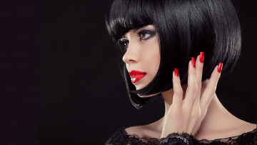 Картинка девушки -+лица +портреты жгучая брюнетка