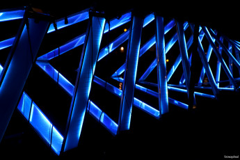 Картинка разное элементы+архитектуры форма свет синий