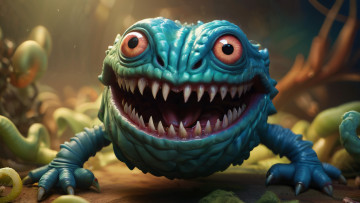 Картинка 3д+графика существа+ creatures нейросети графика нейроарт ai art нейронные сети рисунки нейро искусство нейрографика graphics neuroart neural networks drawings neuro neurography