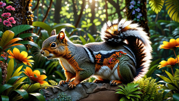 Картинка 3д+графика животные+ animals нейросети графика нейроарт ai art нейронные сети рисунки нейро искусство нейрографика graphics neuroart neural networks drawings neuro neurography created by dave