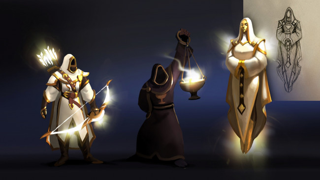 Обои картинки фото видео игры, albion online, персонажи, факел, оружие