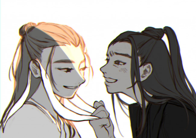 Обои картинки фото аниме, mo dao zu shi, персонажи