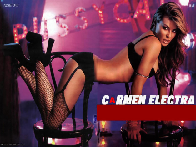Обои картинки фото Carmen Electra, девушки