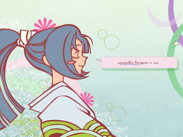 Обои картинки фото аниме, peace, maker, kurogane