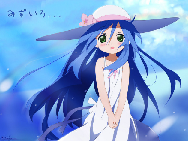 Обои картинки фото kanata, аниме, lucky, star