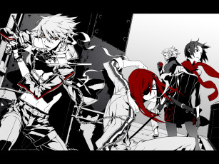 Картинка аниме dogs bullets carnage