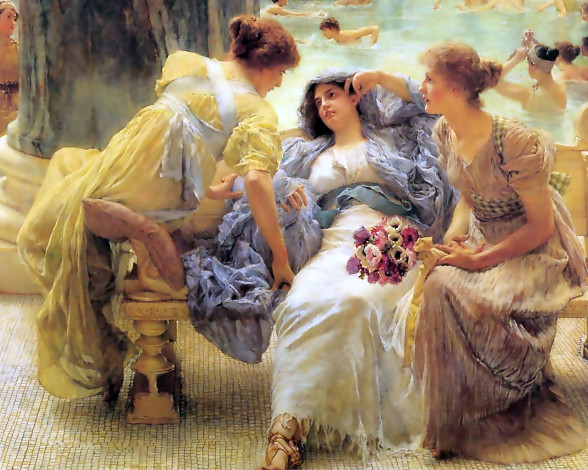 Обои картинки фото лоурэнс, альма, тадема, рисованные, lawrence, alma, tadema