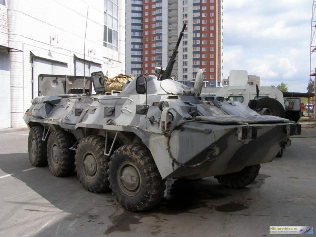 Обои картинки фото бтр, 80, техника, военная, колесная, бронетехника, амфибия