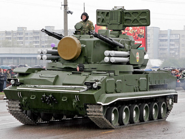 Обои картинки фото тунгуска, техника, военная, гусеничная, бронетехника, зсу, тунгусска