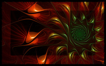 Картинка 3д графика fractal фракталы цвета узор фон