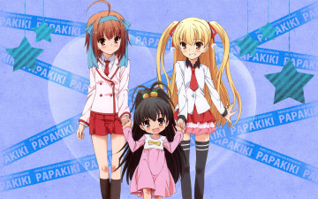 Картинка аниме papa no iukoto kikinasai девушки