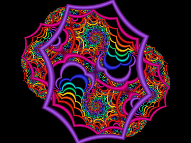 Обои картинки фото 3д, графика, fractal, фракталы, узор, цвета, фон