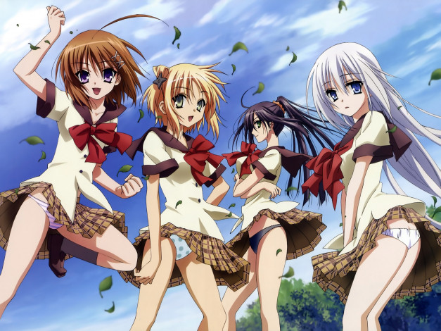 Обои картинки фото аниме, kore, wa, zombie, desu, ka