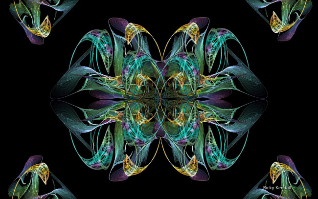 Обои картинки фото 3д, графика, fractal, фракталы, цвета, фон, узор