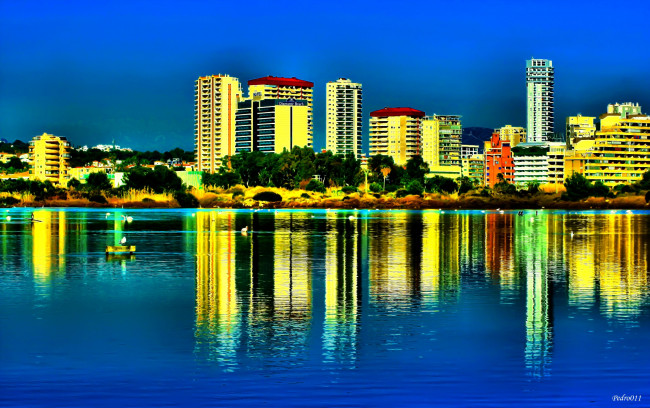 Обои картинки фото el, saladar, города, панорамы, валенсия