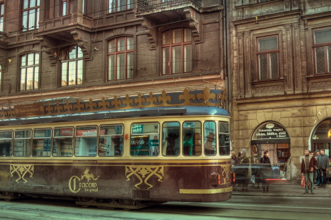 Обои картинки фото техника, трамваи, польша