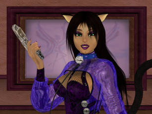 Картинка 3д графика elves эльфы девушка оружие