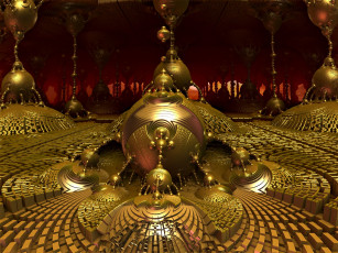 Картинка 3д графика fractal фракталы узор цвета фон