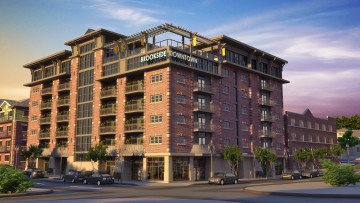 Картинка 3д графика architecture архитектура дом улица