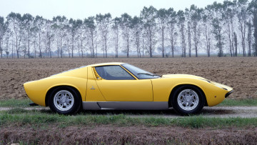 Картинка lamborghini miura автомобили automobili s p a спортивные италия