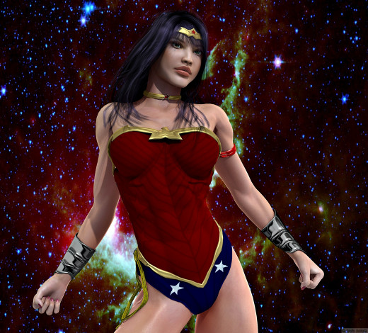 Обои картинки фото 3д, графика, people, люди, девушка, звезды