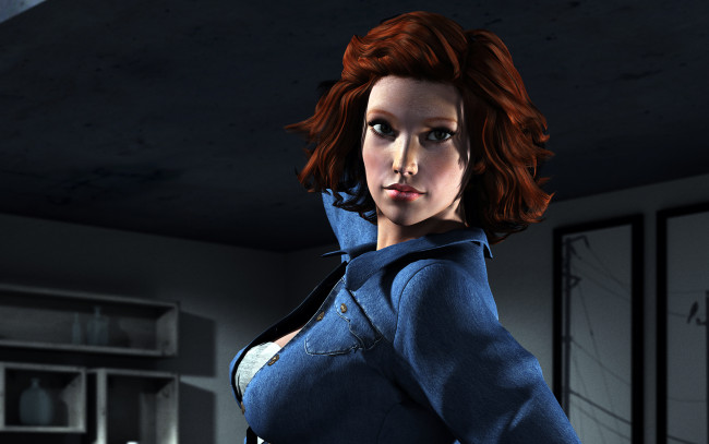 Обои картинки фото 3д, графика, people, люди, прическа