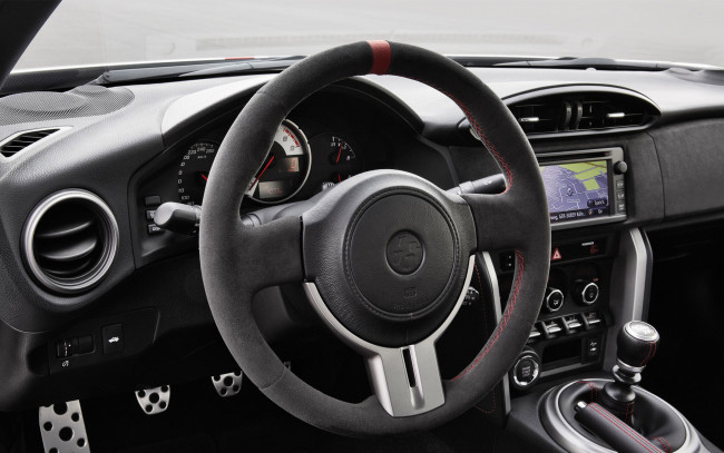 Обои картинки фото автомобили, спидометры, торпедо, toyota, cup, edition, sports, gt, 86, car