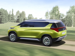 Картинка автомобили 3д ar зеленый 2013 concept mitsubishi