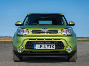 Картинка автомобили kia soul 2014 uk-spec зеленый