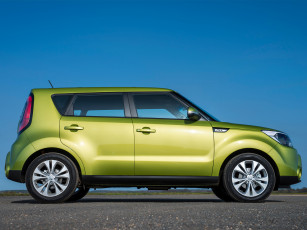 Картинка автомобили kia uk-spec soul зеленый 2014