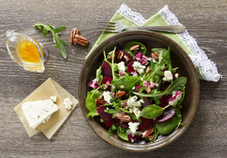 Картинка еда салаты +закуски пекан сыр салат соус