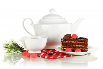 обоя еда, торты, чай, торт