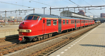 обоя техника, поезда, локомотив, рельсы, дорога, железная, состав