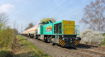 Картинка техника поезда состав локомотив рельсы дорога железная