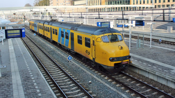 Картинка техника поезда состав локомотив рельсы дорога железная