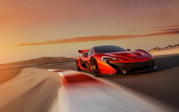 Картинка автомобили mclaren p1 дорога