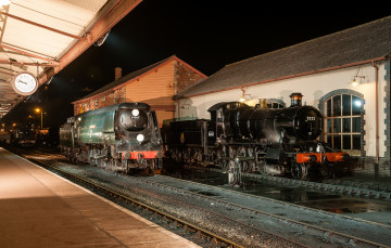 Картинка техника паровозы дорога железная депо