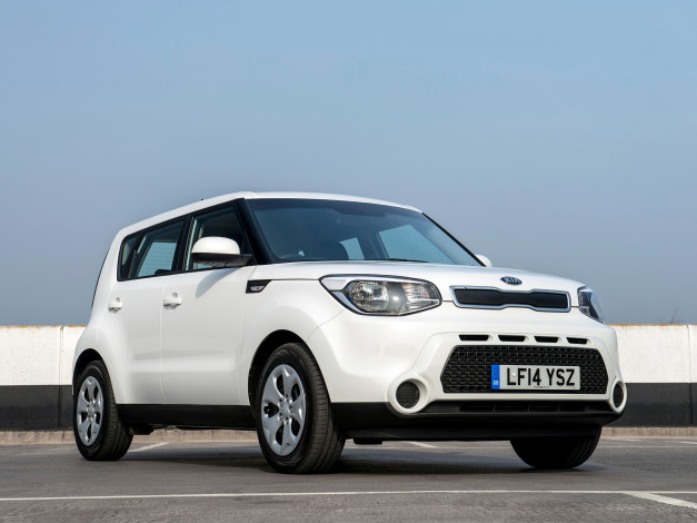 Обои картинки фото автомобили, kia, 2014, uk-spec, soul, светлый
