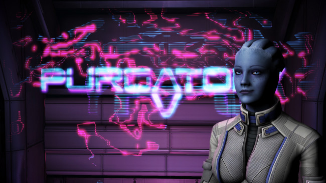 Обои картинки фото видео игры, mass effect 2, существо, liara