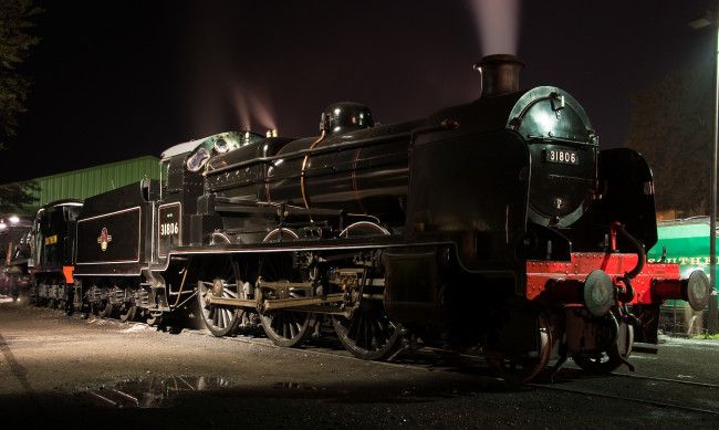 Обои картинки фото техника, паровозы, паровоз, железная, дорога, рельсы