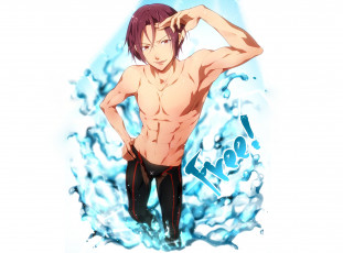 Картинка аниме free парень рин