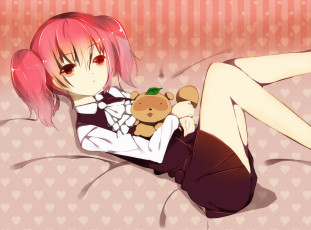 Картинка аниме inu+x+boku+ss девушка